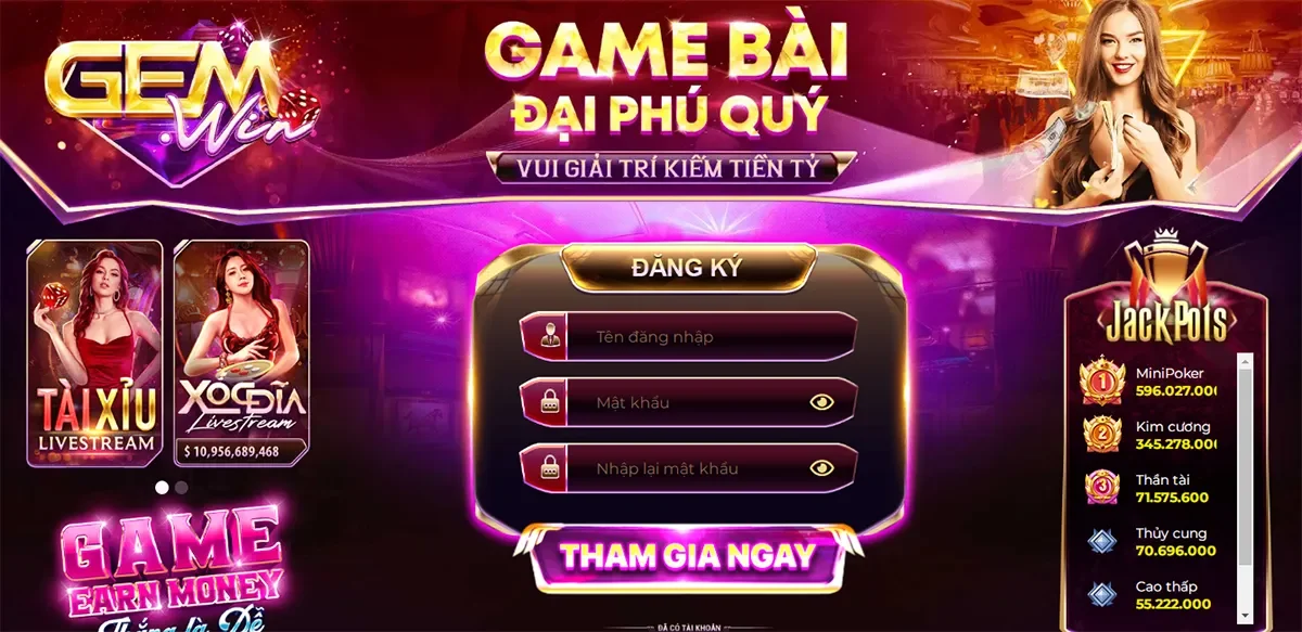 Cổng game Gemwin hàng đầu về bảo mật